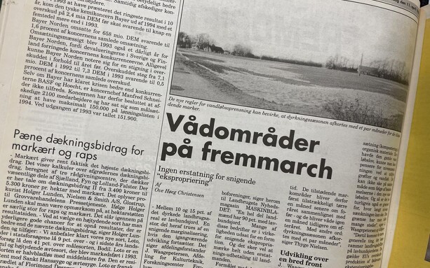 Maskinbladet 1994: Vådområder på fremmarch